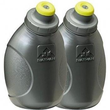Nathan 4586 Botella con Tapón de Apertura Rápida, Plateado