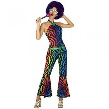 Disfraz para Adultos Carnaval Disco Multicolor M/L