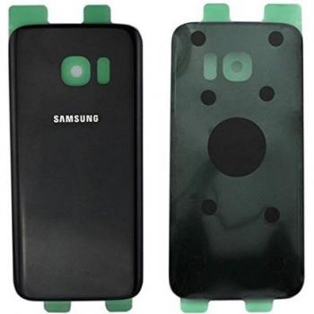 Todotumovil Tapa Trasera Cristal Trasero para Samsung Galaxy S7 Edge G935F Negra Back Cover