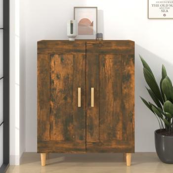Aparador de madera multicapa ahumado de roble 69,5x34x90 cm
