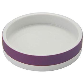 Gedy MZ116300300 Jabonera, Viola, 11.5x11.5x2.6 cm