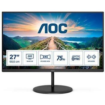 AOC Q27V4EA - Monitor QHD de 27 pulgadas, AdaptiveSync