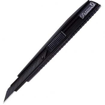 Cúter NT Cutter PMGA-EVO2 9 mm de Aluminio, Color Negro, Resistente al Agua, Uso Ambidiestro