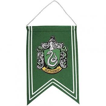 Bandera de la Casa Slytherin de Harry Potter - Producto Oficial con Escudo y Colores Auténticos