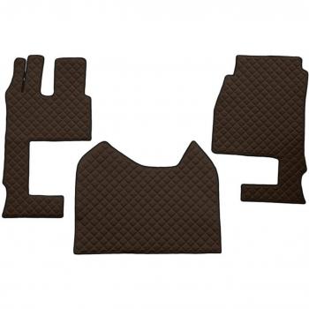 Alfombra moldeada F-CORE FL04 BROWN, alfombrilla de diseño ergonómico, fabricada en material resistente y duradero, color marrón, ideal para uso en interiores, fácil de limpiar y mantener