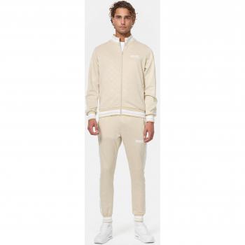 Chándal Lonsdale Ashwell, color arena/blanco, ajuste slim, talla XXL