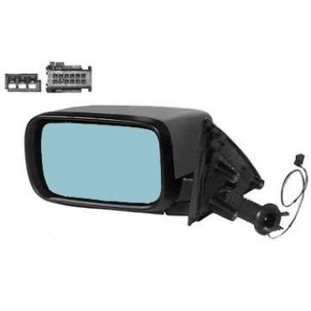 Espejo retrovisor VAN WEZEL 0639807 - Espejo lateral derecho, eléctrico, con calefacción, color negro, para vehículos de diversas marcas y modelos