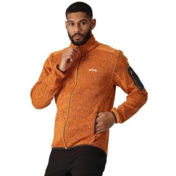 Regatta Men's Newhill Full Zip Fleece Jacket, Orange Pepper, Size: 4XL