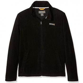 Regatta King II Kids Full Zip Fleece Jacket - Black