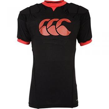 Canterbury E211019989 Camiseta Protectora Rugby, Unisex niños, Negro, SB