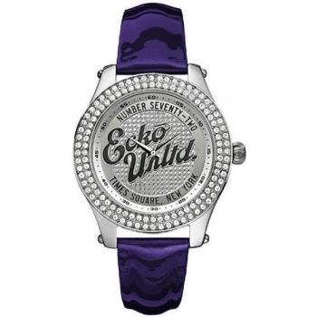 Marc Ecko Reloj Análogo clásico para Mujer de Cuarzo con Correa en Cuero E10038M3