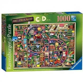 Ravensburger 15183 Colin Thompson: Awesome Alphabet 'C&D' 1000 Pieces Puzzle