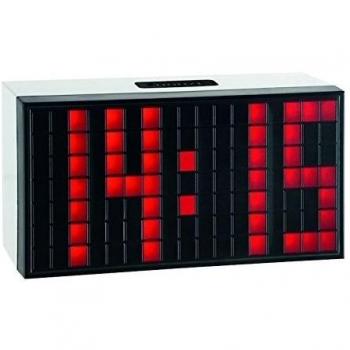TFA Reloj Despertador Digital LED Rojo de diseño