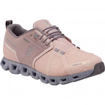 On Cloud 5 Waterproof Women's Running Shoes, UK 8, Rose/Fossil