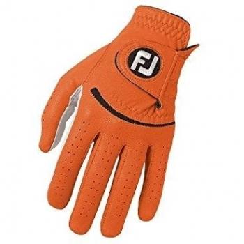 Footjoy FJ Spectrum - Guantes para Hombre, Color Naranja, Talla ML