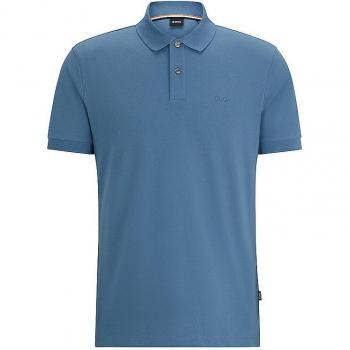 Hugo Boss Pallas Regular Fit Short Sleeve Polo Shirt - Light Blue, Size S