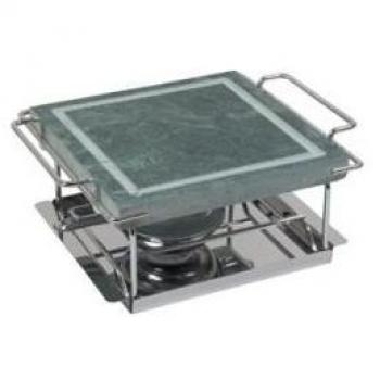 Orework - Parrilla de Mesa Piedra para Asar 19x19 Cm