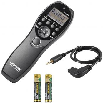 Neewer Temporizador LCD y Control Remoto de Disparador YP-880/S1 Compatible con Cámaras Sony y Konica Minolta