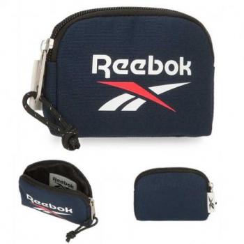 Portamoneda Reebok Boston Azul Marino 12x8x2cm Mini Cartera con 1 Cierre Producto Oficial