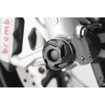 sturzpads vorderachs de sturzpad Kit de. Negro. Kawasaki Versys