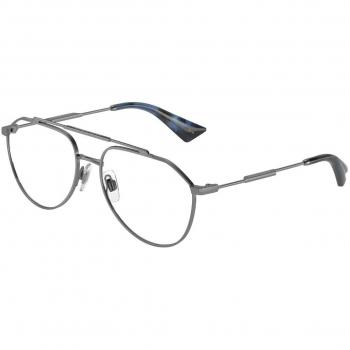Dolce & Gabbana DG1353 04 Men's Eyeglasses Gunmetal Size 55 - Blue Light Block Available
