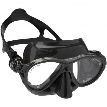 Cressi Tauchmaske Eyes Evolution Crystal Gafas de Buceo, Unisex, Negro, Medium