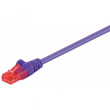 Cable de red Microconnect B-UTP60025P Cat6 U/UTP (UTP) en color Púrpura de 0,25 metros
