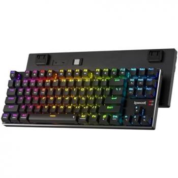 Redragon K556 PRO TKL Wireless RGB Hot-Swap Mechanical Gaming Keyboard - 80% Layout, 87 Keys, Tri-Mode Connectivity