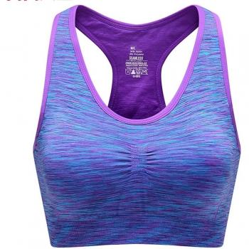 Beepeak - Sujetador deportivo - para mujer Morado morado 105BB