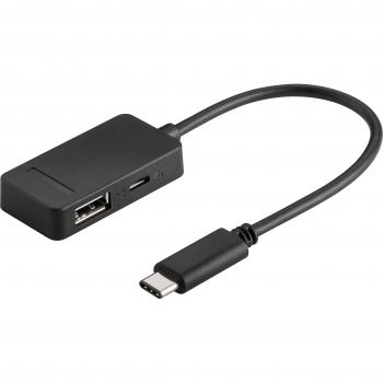 Adattatore USB 3.1 Tipo C M a USB A e Micro B F