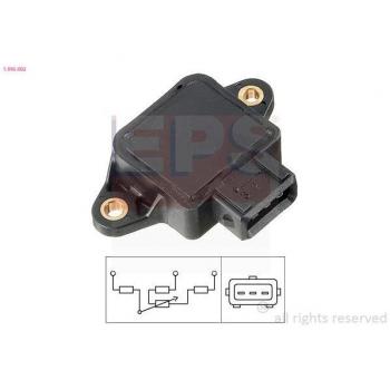 Sensor de posición de mariposa (TPS) EPS 1.995.002 - Potenciómetro del cuerpo de aceleración, compatible con diversos modelos de vehículos, diseño duradero y preciso para una óptima respuesta del motor