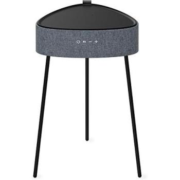 Mesa Altavoz Bluetooth 20W con Batería de 2500mAh y Carga Inalámbrica - TD Systems SM20B11PGC Gris Claro