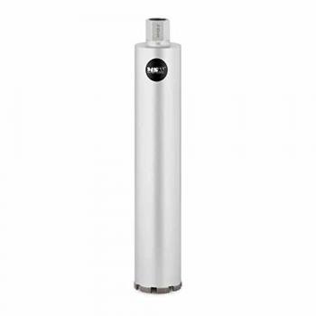 Corona de diamante MSW-DCD-450/92-PRO - Ø 92 mm, Longitud 450 mm, Perforación en seco y húmedo, Rosca 1''