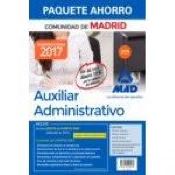Paquete Ahorro Auxiliar Administrativo de la Comunidad de Madrid. Ahorro de 73 €