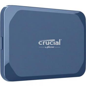 Disco Duro SSD Externo Portátil Crucial X10 4TB USB 3.2 Gen 2x2 Azul Resistente IP65 2100 MB/s