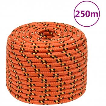 Cuerda de barco polipropileno naranja 12 mm 250 m