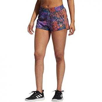Shorts Adidas W Win Floral GL0712 Multicolor para mujer, con diseño floral, tejido ligero y transpirable, cintura elástica con cordón ajustable, corte regular y detalles de la marca