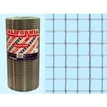 Malla Galvanizada Electrosoldada Cuadrada California 12x12 mm, Altura 50 cm, Rollo de 10 metros