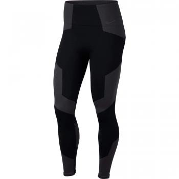 Nike W Nk PWR Studio Smlss Vnr Mallas Mujer, Black/Thunder Grey M