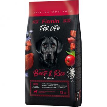Fitmin For Life Adulto Ternera Arroz 12 kg