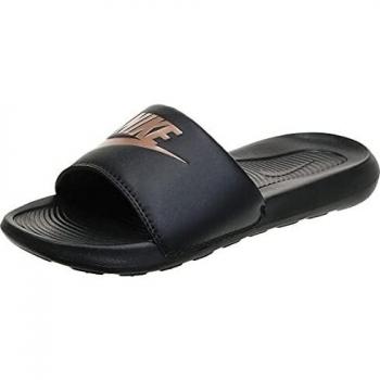Nike W VICTORI One Slide, Zapatillas Deportivas Mujer, Black Mtlc Red Bronze Black, 36.5 EU
