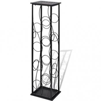 vidaXL Vinoteca de Metal para 8 Botellas