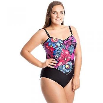 DAM Mad Wave Bañador para Mujer ámbar Bodyshaping – Negro, 4 x l