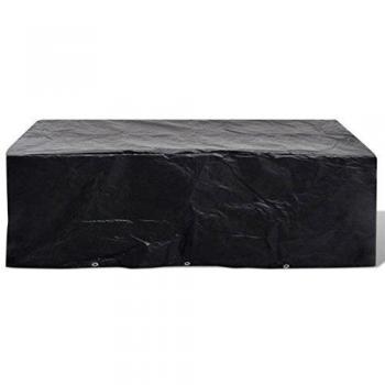 vidaXL Funda Protectora para Set de Muebles de Jardín de 8 Personas 10 Ojales 300x140 cm Cubierta Protección para Mobiliario Comedor de Exterior