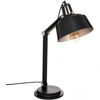 Lámpara de escritorio estilo industrial Soul en metal negro - H 55.8 cm x L 21 cm x P 21 cm