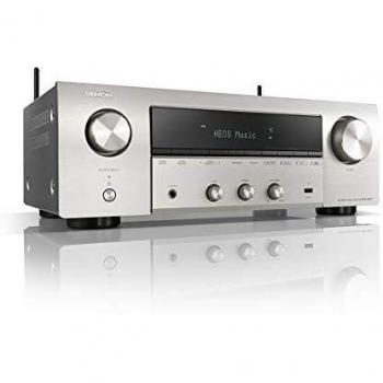 Denon DRA-800H 2-Channel Stereo Network Receiver for Home Theater | Hi-Fi Amplification | Connects to All Audio Sources | Latest HDCP 2.3 Processing with ARC Support | Compatible with Amazon Alexa | Silver