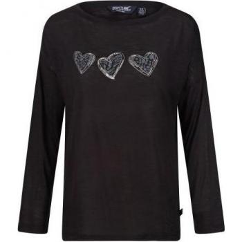 Camiseta de Manga Larga Regatta Carlene Corazones para Mujer