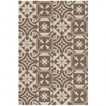 Alfombra de exterior Esschert Design azulejos portugueses 182x122 cm