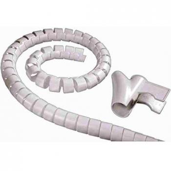 Hama - Cable Bundle Tube Easy Cover, 1.5 m, 30 mm, White
