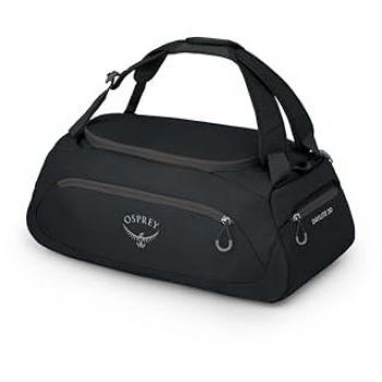 Osprey Daylite Duffel 30 - Mochila de montaña y bolsa de viaje compacta y funcional en color negro (30L)